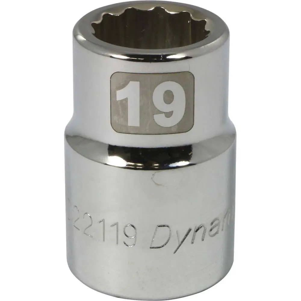 3/4" Drive 12 Point Metric, Standard Length, Chrome Sockets 1