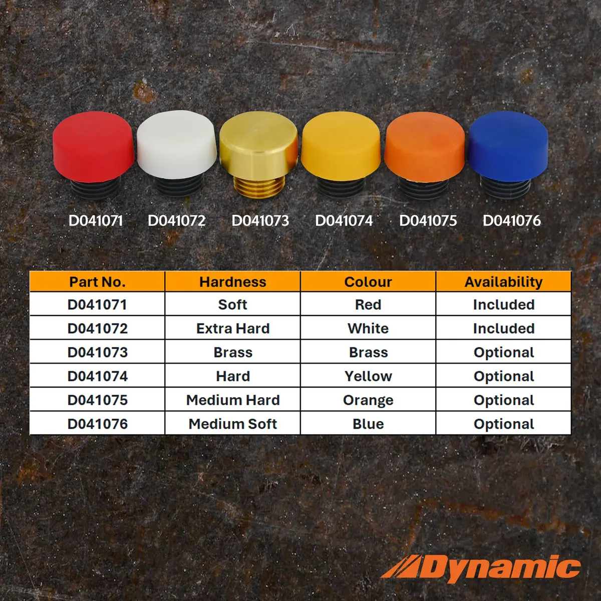 Replacement Tips For 1½ Lb Hammer Part No. D041070 1
