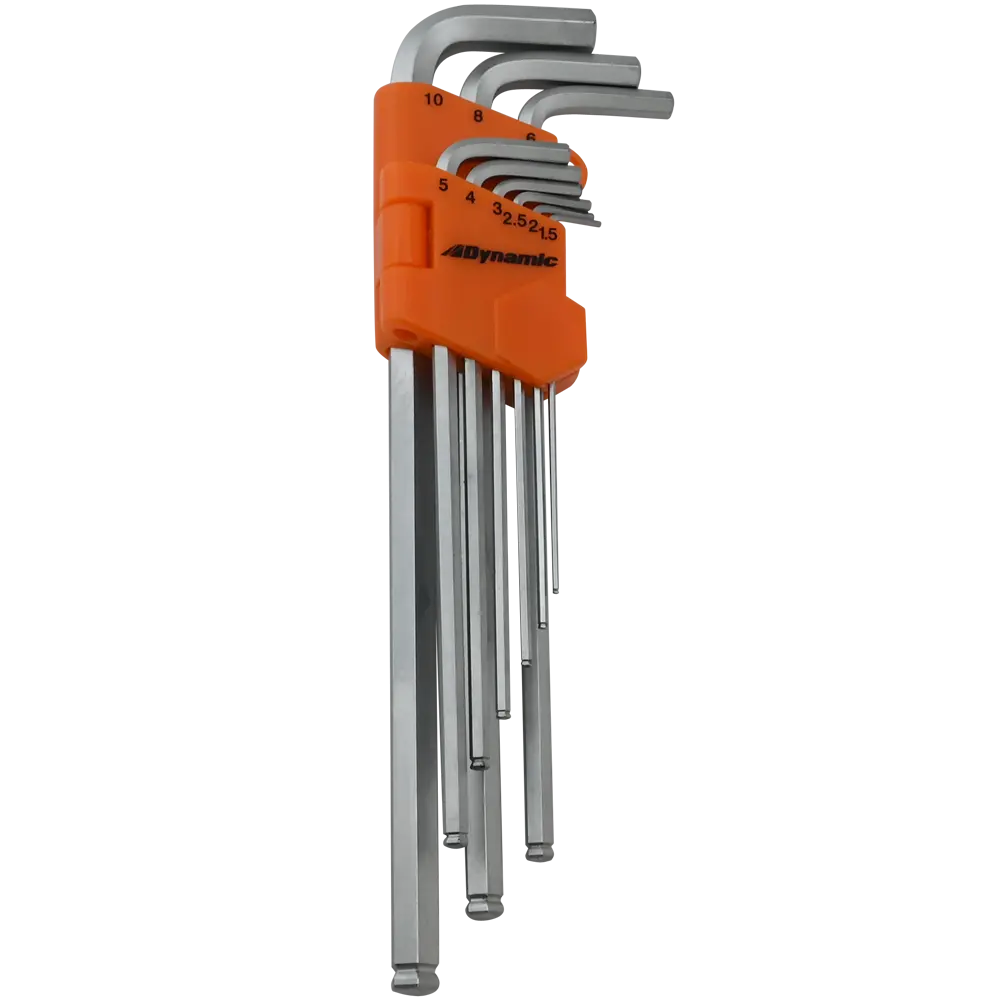 9 Piece Metric Extra Long High-Torque Hex Key Set, 1.5Mm - 10Mm 1