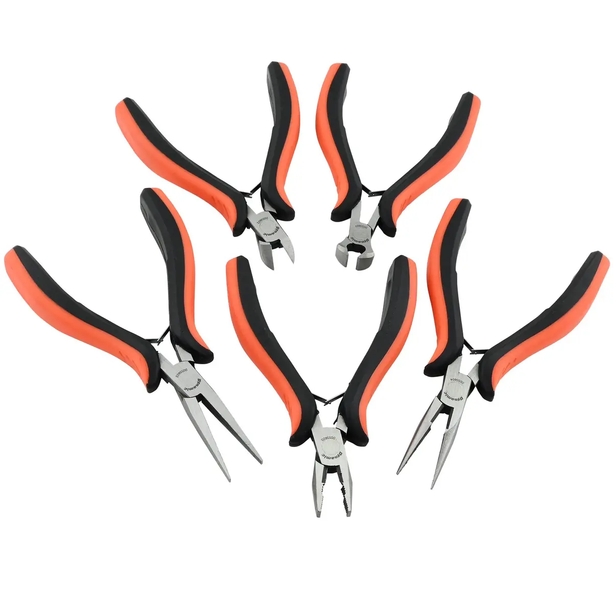 5 Piece Miniature Pliers - Comfort Handles 1