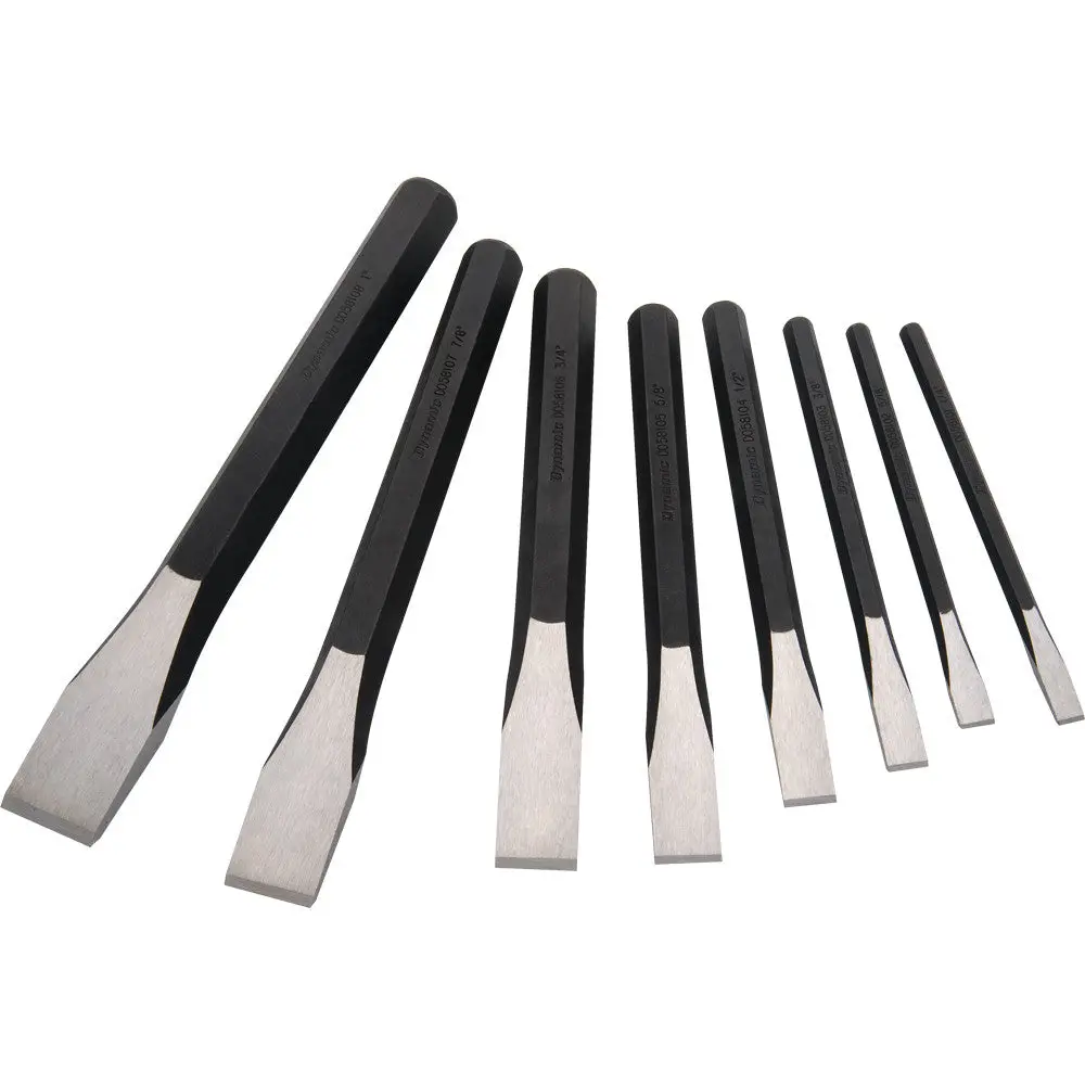 8 Piece Chisel Set, 1/4" - 1" 1