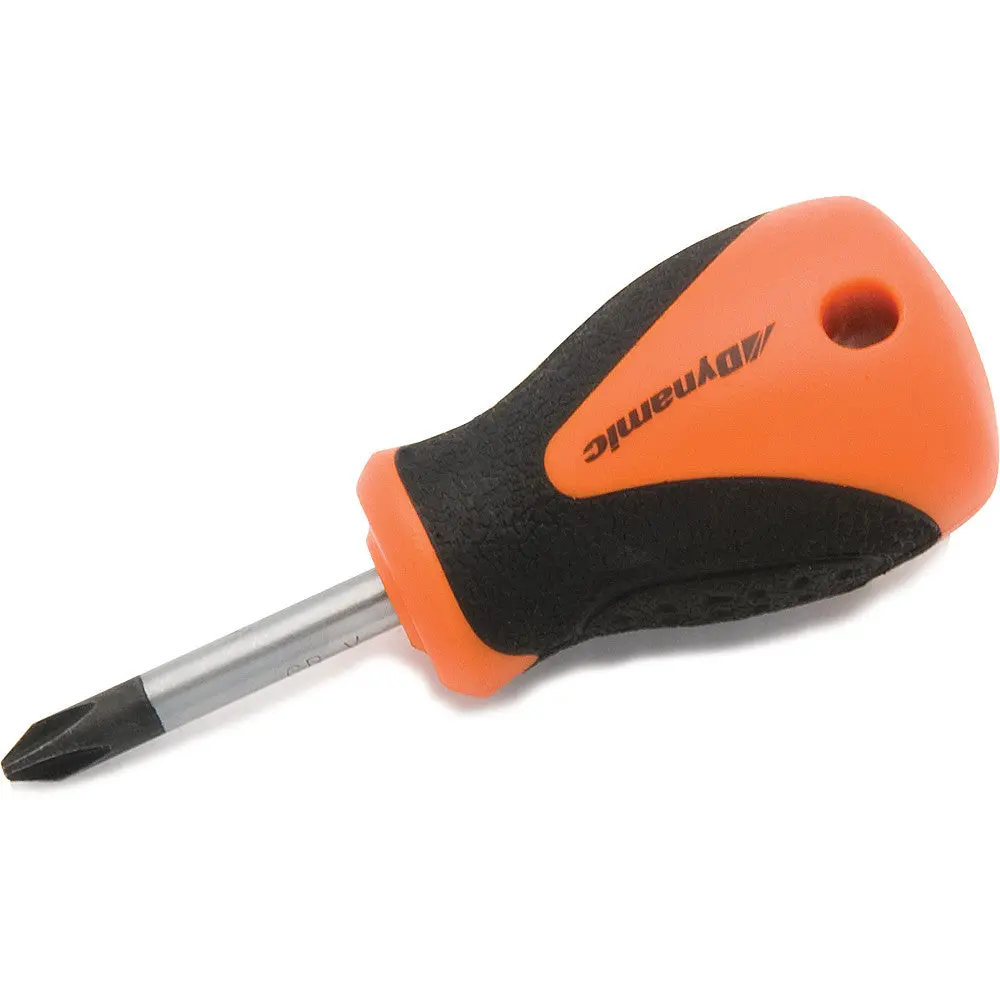 Phillips® Stubby Screwdrivers With Comfort Grip Handle 1