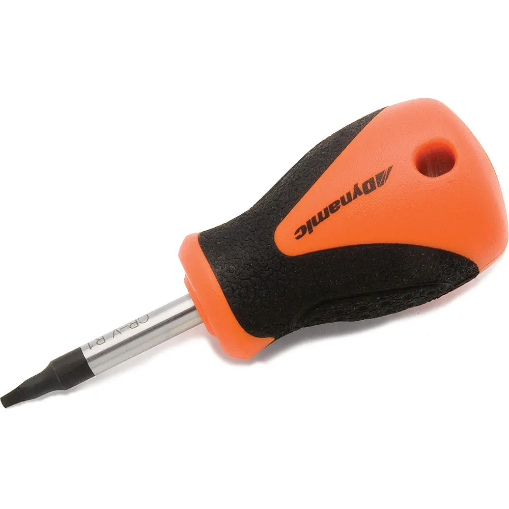 Stubby Square Recess Screwdrivers With Comfort Grip Handle 1
