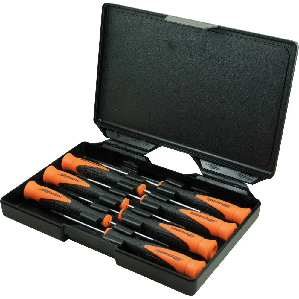 7 Piece Precision Screwdriver Set, Slotted & Phillips® 1