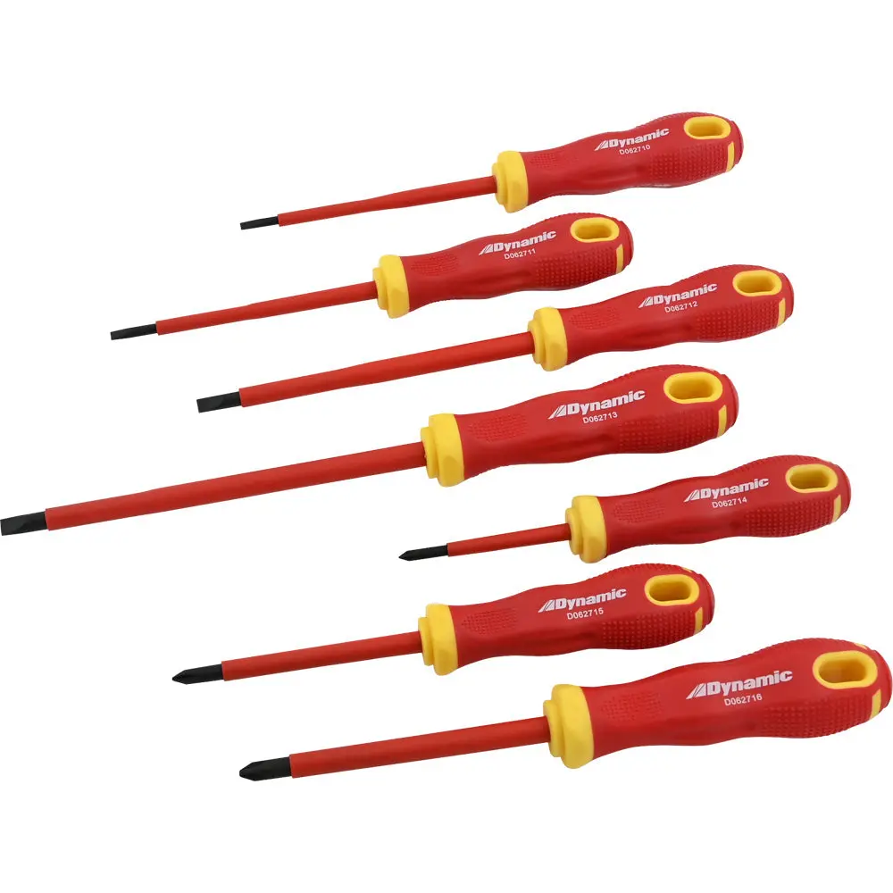 7 Piece Insulated Screwdriver Set, Slotted & Phillips® 1