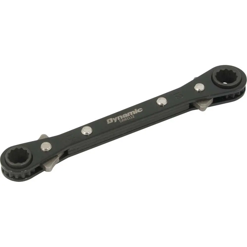11Mm X 12Mm Double Box End Ratcheting Wrench, Straight 1