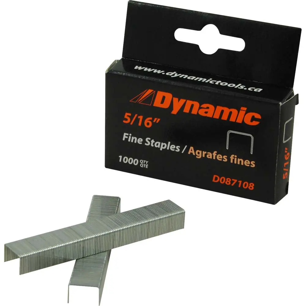 5/16" Fine Staples, 1,000/Pack 1