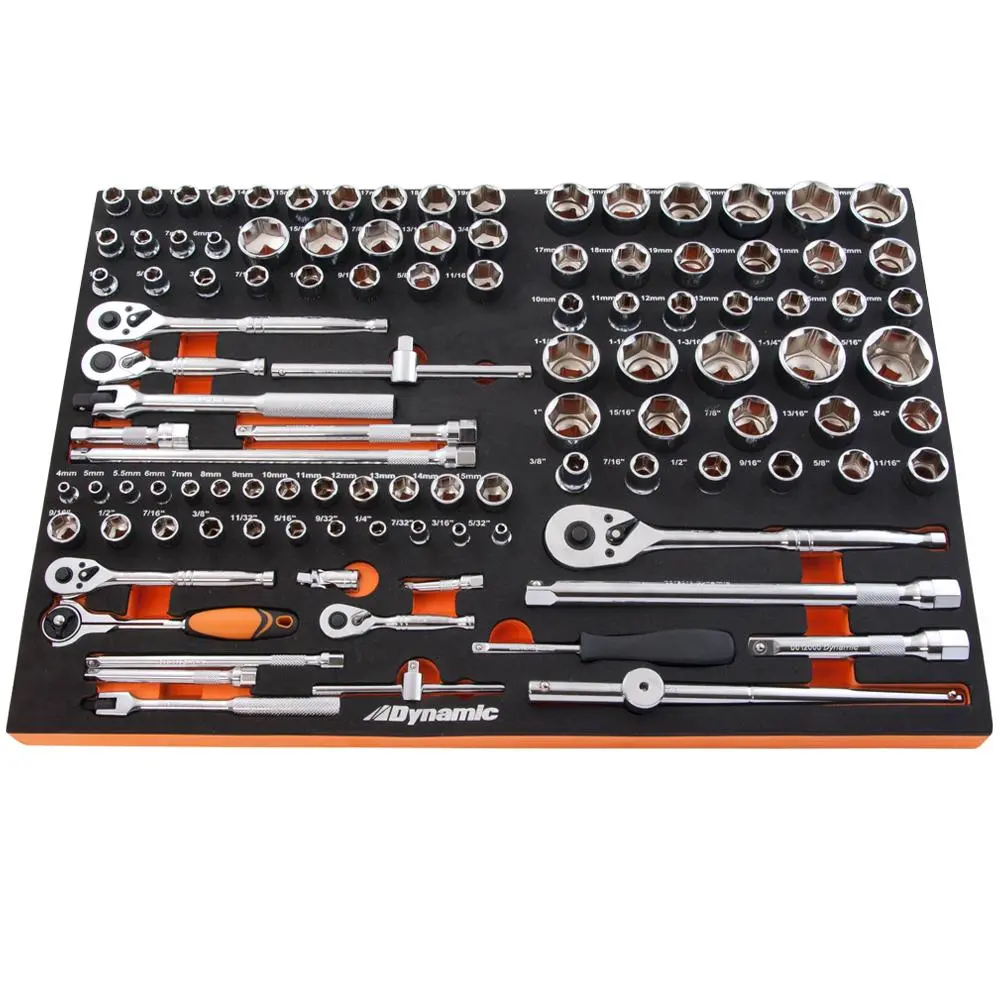 1/4", 3/8" & 1/2" Dr. Sockets And Attachments 1