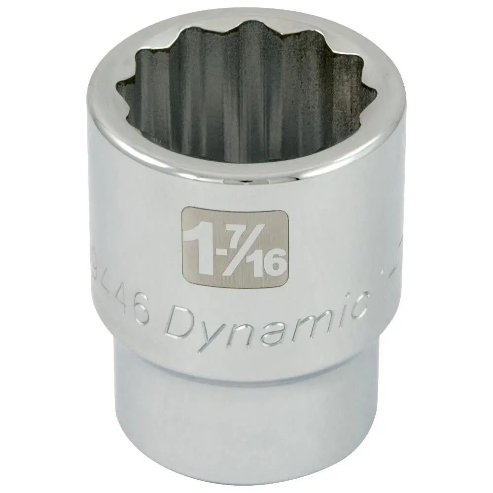 1" Drive 12 Point Sae, Standard Length, Chrome Sockets 1
