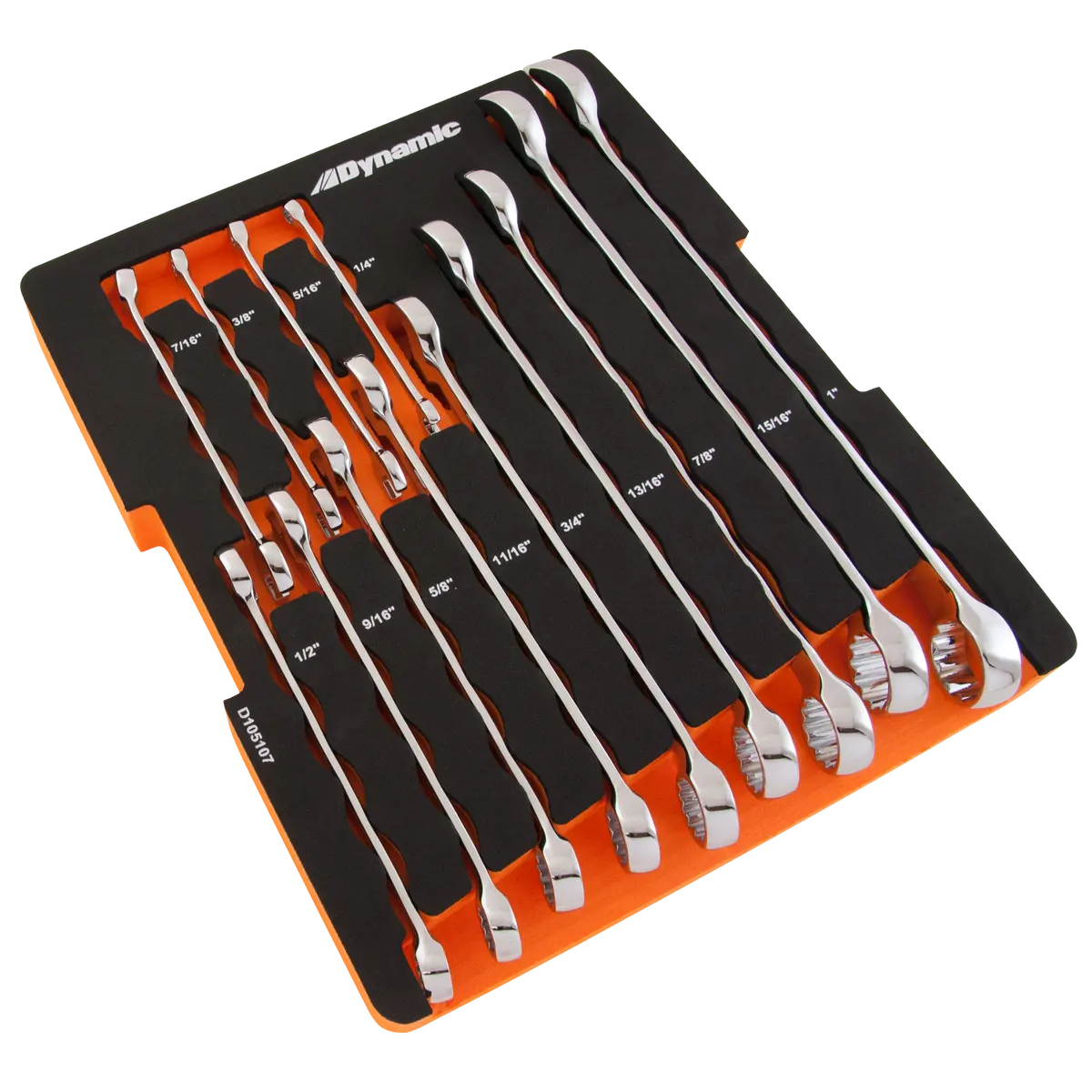 14 Piece Sae Combination Wrenches With Foam Tool Organizer 1