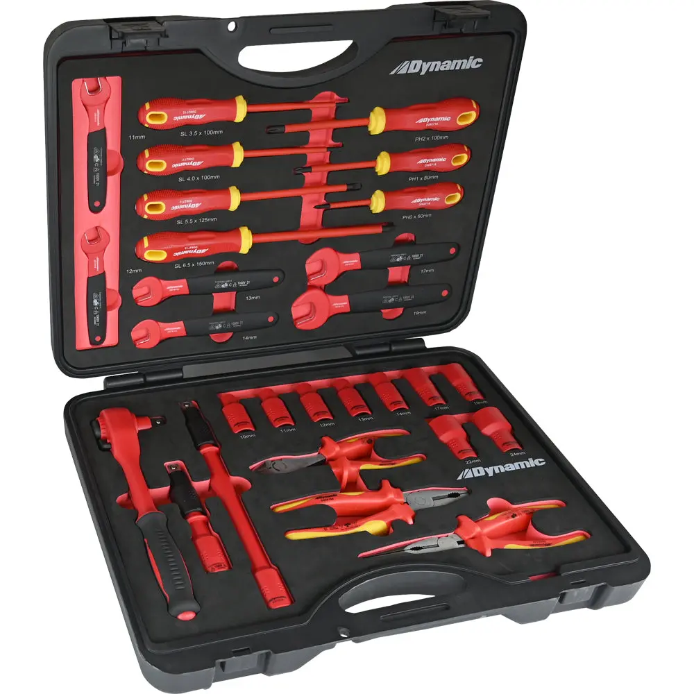 28 Piece Insulated Tool Set, Vde Certified To 1,000V Ac 1