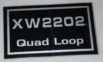 65444   Xw2202 Quad Loop Decal   Dixie Chopper Wh3 1