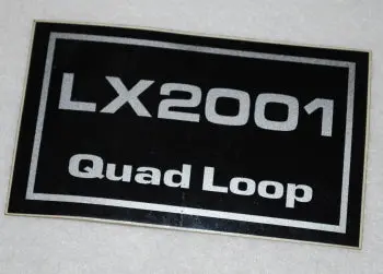 67404   Lx2001 Quad Loop Decal    Dixie Chopper Wh3 1