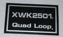 800006   Xwk2501 Quad Loop Decal  Dixie Chopper Wh3 1
