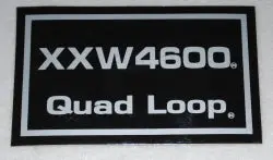 800007  Xxw4600 Quad Loop Decal   Dixie Chopper Wh3 1