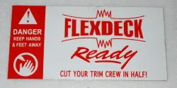 800010 Flex-Deck Ready Decal Dixie Chopper Wh3 1