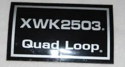 800011   Xwk2503 Quad Loop Decal   Dixie Chopper Wh2 1