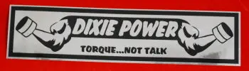 800059 Decal - Dixie Power Dixie Chopper 1