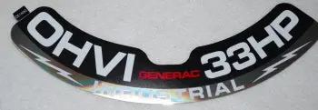 900595 Decal - Generac 33Hp Dixie Chopper Wh2 Sfi 1