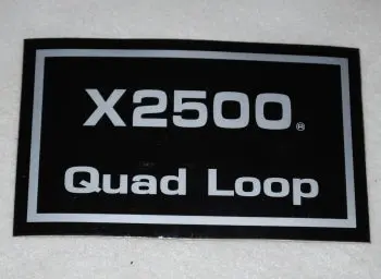 97066   X2500 Quad Loop Decal   Dixie Chopper Nla 1