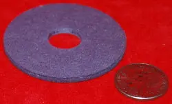 00001 W-101 W101 Dixie Chopper Fiber Washer For Blades 5/8" I.D. Fm160/Wh3 1