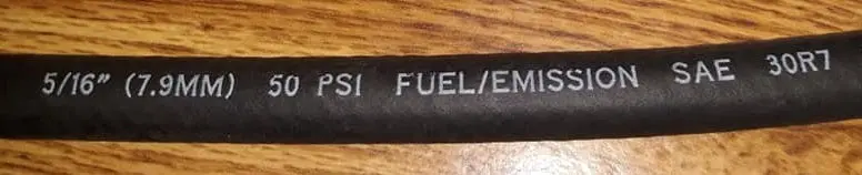 97374 Fuel  Line 5/16 Sold By The Foot Dixie Chopper 1
