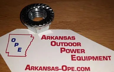 N-157 Nut-1/2-13 Flange Whizclr Zinc Dixie Chopper 1