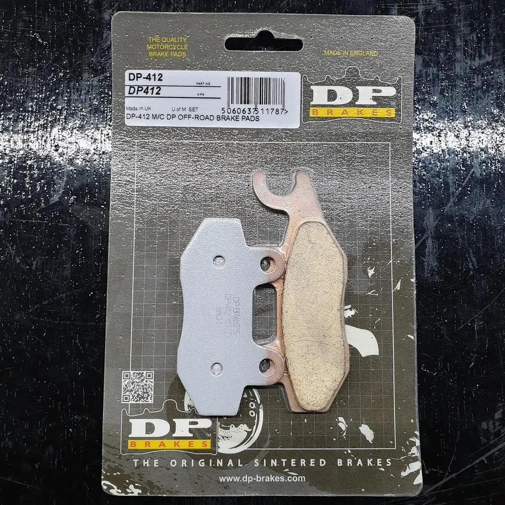Dp Brake Pads For Honda Xl125 Varadero, Kawasaki Ninja 300, Klr 650, Suzuki Burgman 200, Triumph Tiger 1050, Daytona 1200 (Dp412) 1
