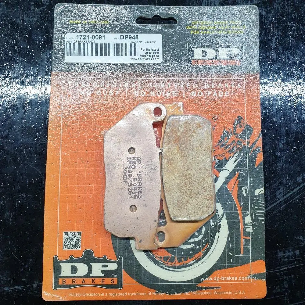 Dp Brake Pads (Front) For Harley Davidson Xl883, Xlc883, Xl1200, Xlc1200 (Dp948) 1