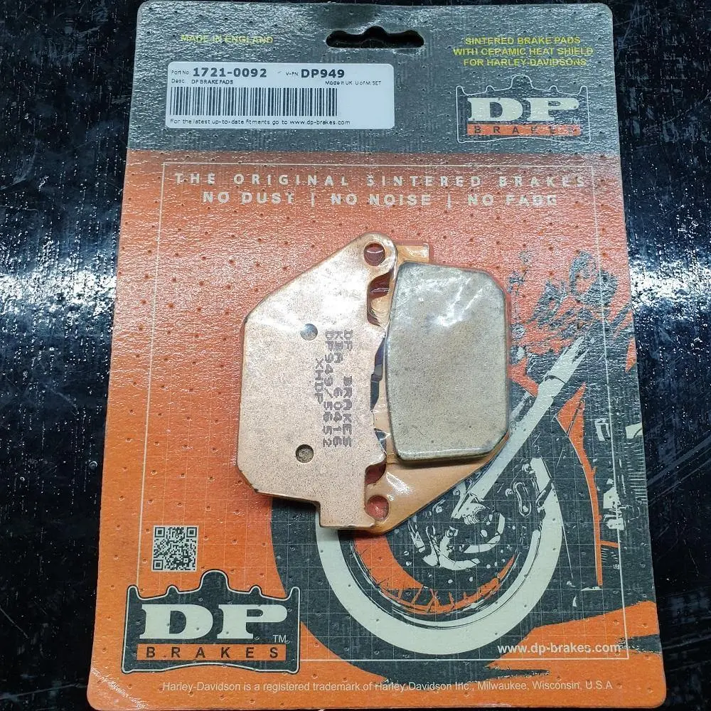 Dp Brake Pads (Rear) For Harley Davidson Xl883, Xlc883, Xl1200, Xlc1200 (Dp949) 1