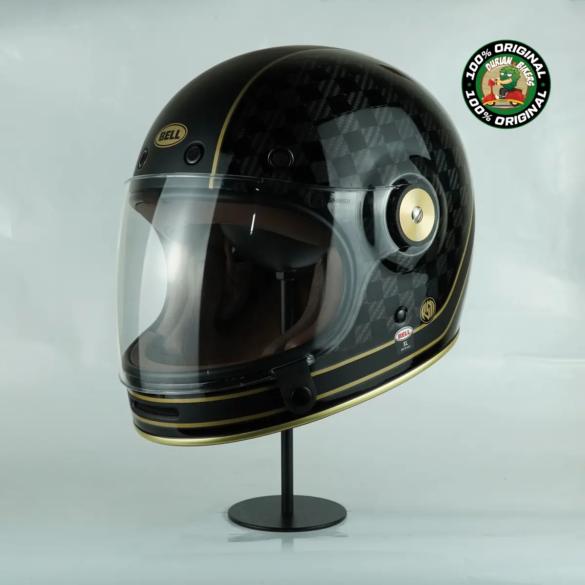 Bell Helmet Bullitt Carbon (Rsd Check It Matte/Gloss Black) 1