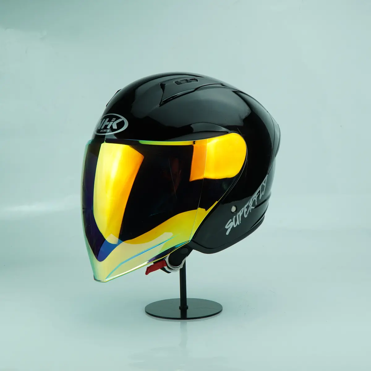 Nhk Helmet R1s Solid (Black Denim Mett) 1