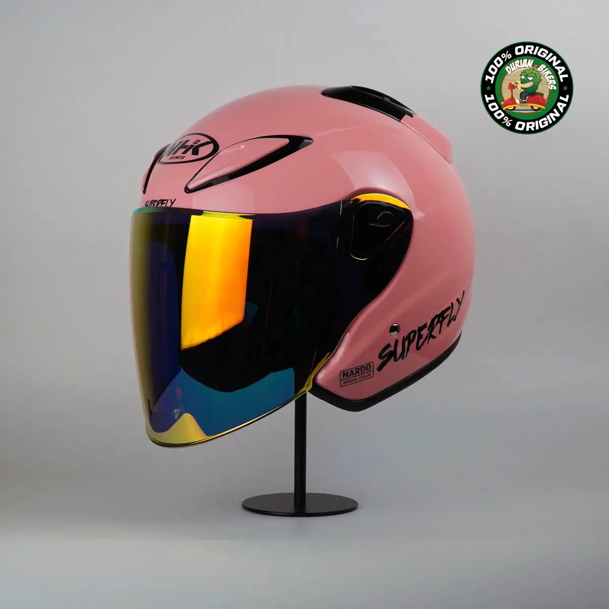 Nhk Helmet X Superfly R6 V2 Solid (Nardo Pink Glossy) 1