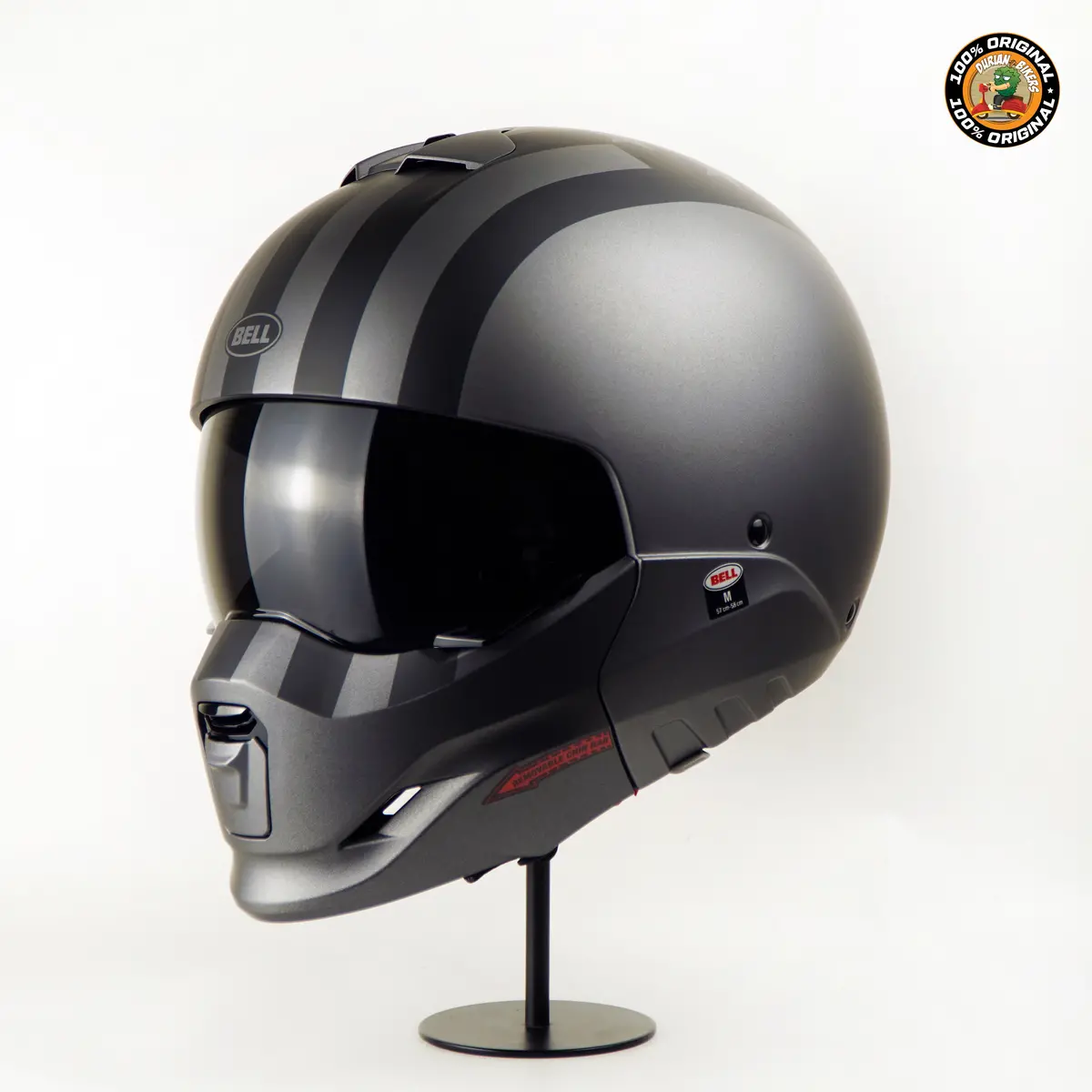 Bell Helmet Broozer (Free Ride Matte Gray/Black) 1