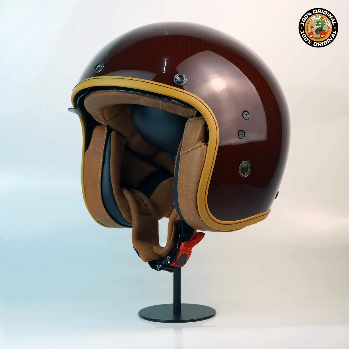 Scorpion Helmet Belfast Evo Carbon (Solid Red) 1