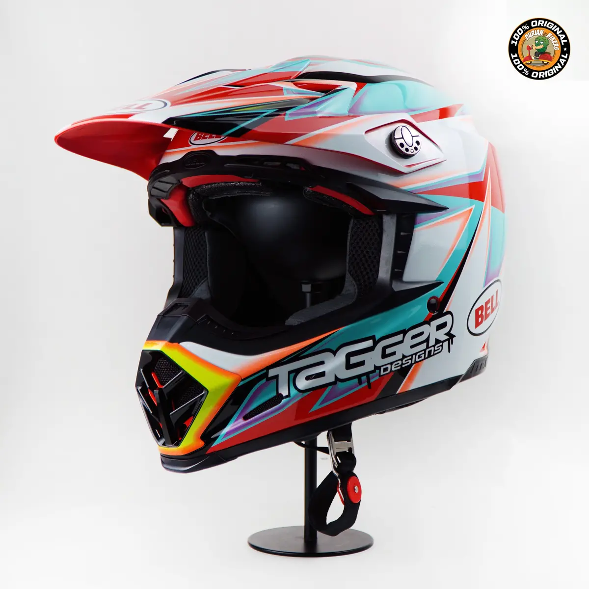 Bell Helmet Moto-9S Flex (Tagger Edge White) 1