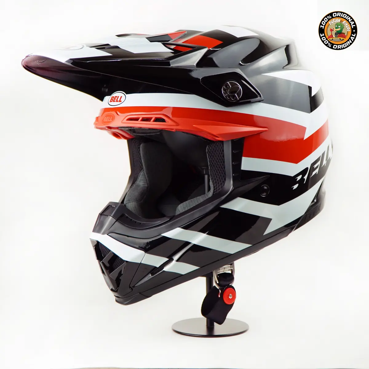 Bell Helmet Moto-9S Flex (Banshee Black/Red) 1