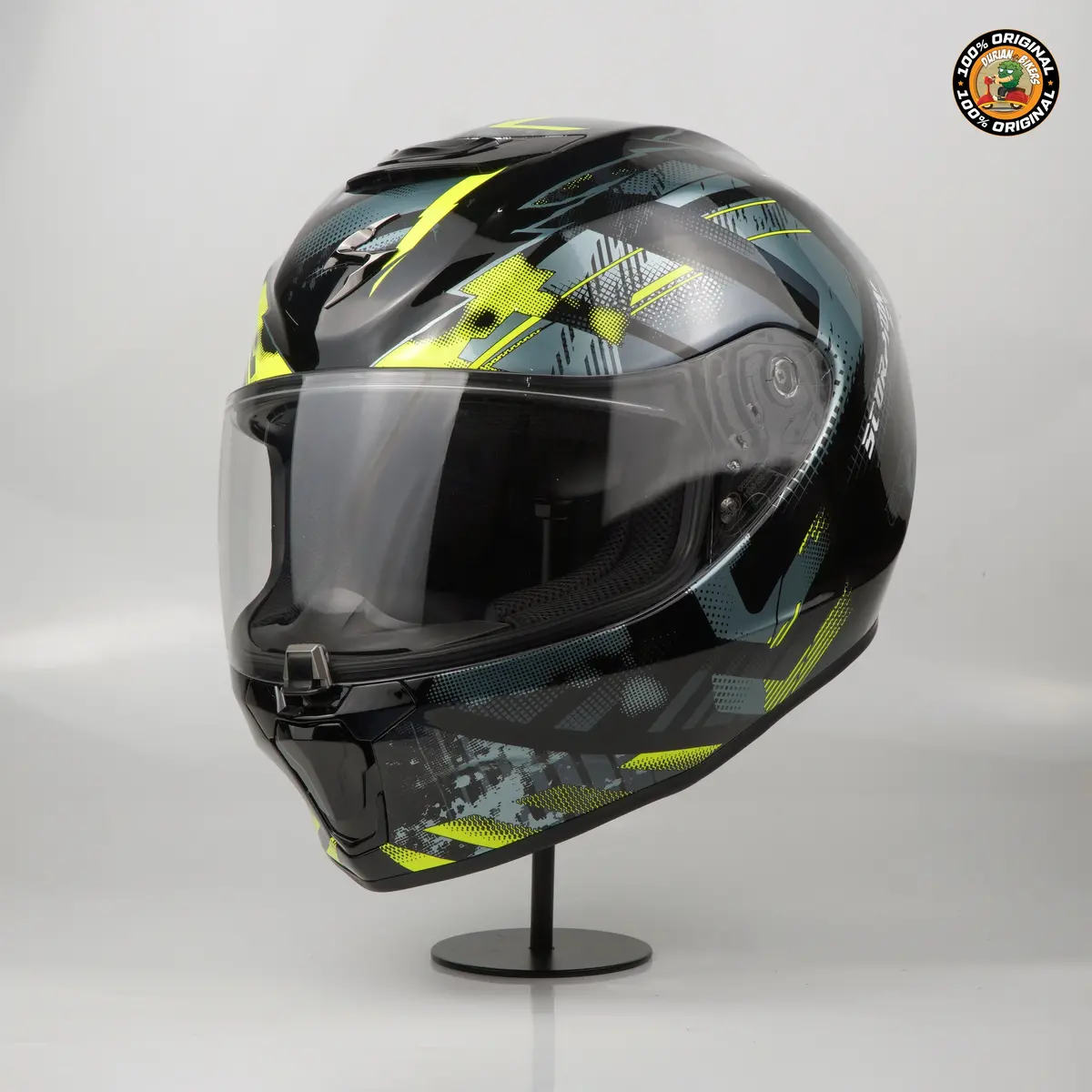Scorpion Helmet Exo-391 Clutter (Black/Neon Yellow) 1