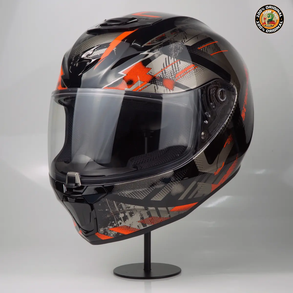 Scorpion Helmet Exo-391 Clutter (Black/Red) 1