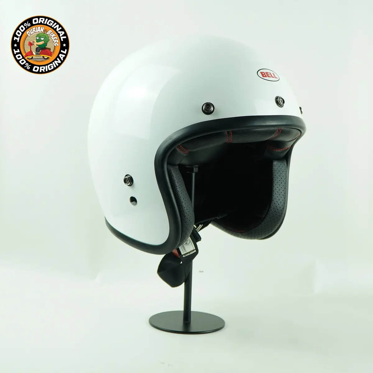Bell Helmet Custom 500 (Solid Vintage White) 1