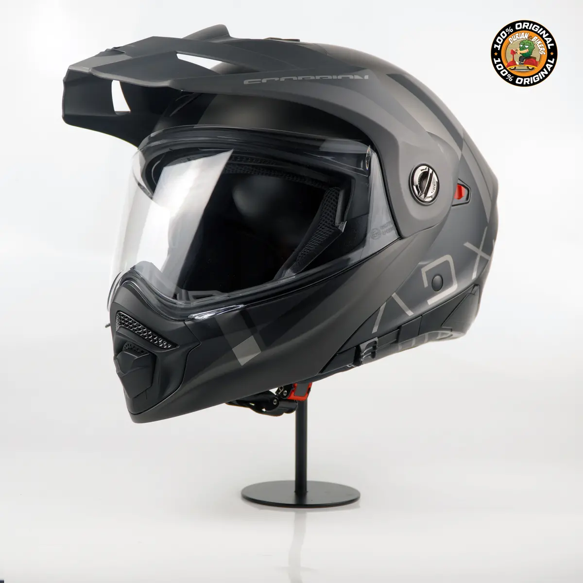 Scorpion Helmet Adx-2 (Galane Matte Black/Silver) 1