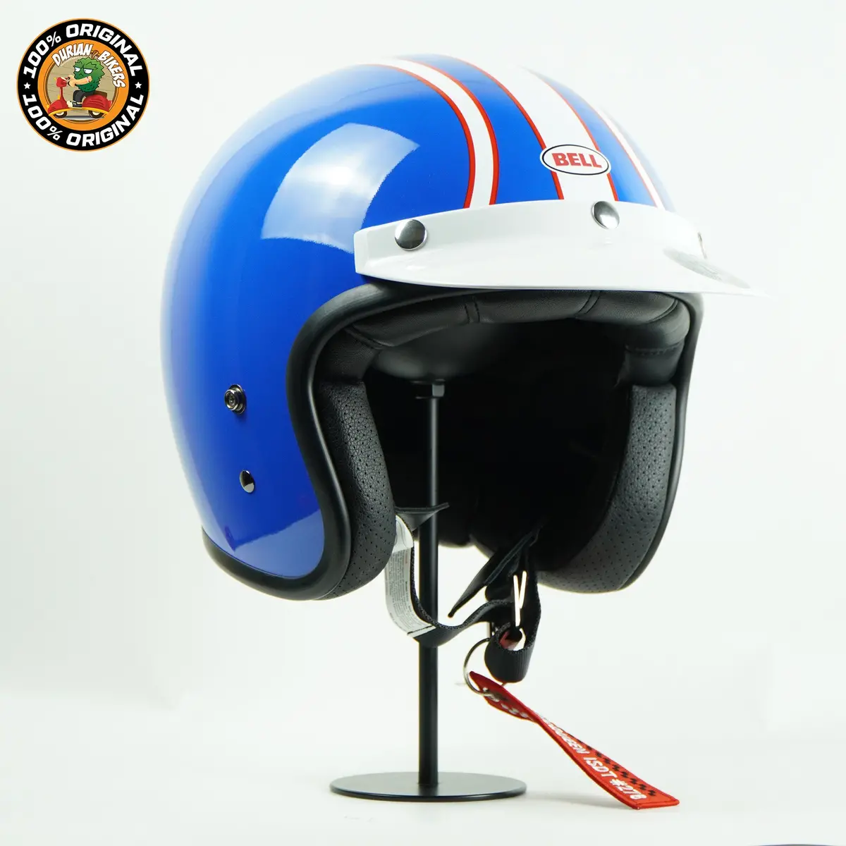 Bell Helmet Custom 500 (Six Day Smq Blue/White) 1