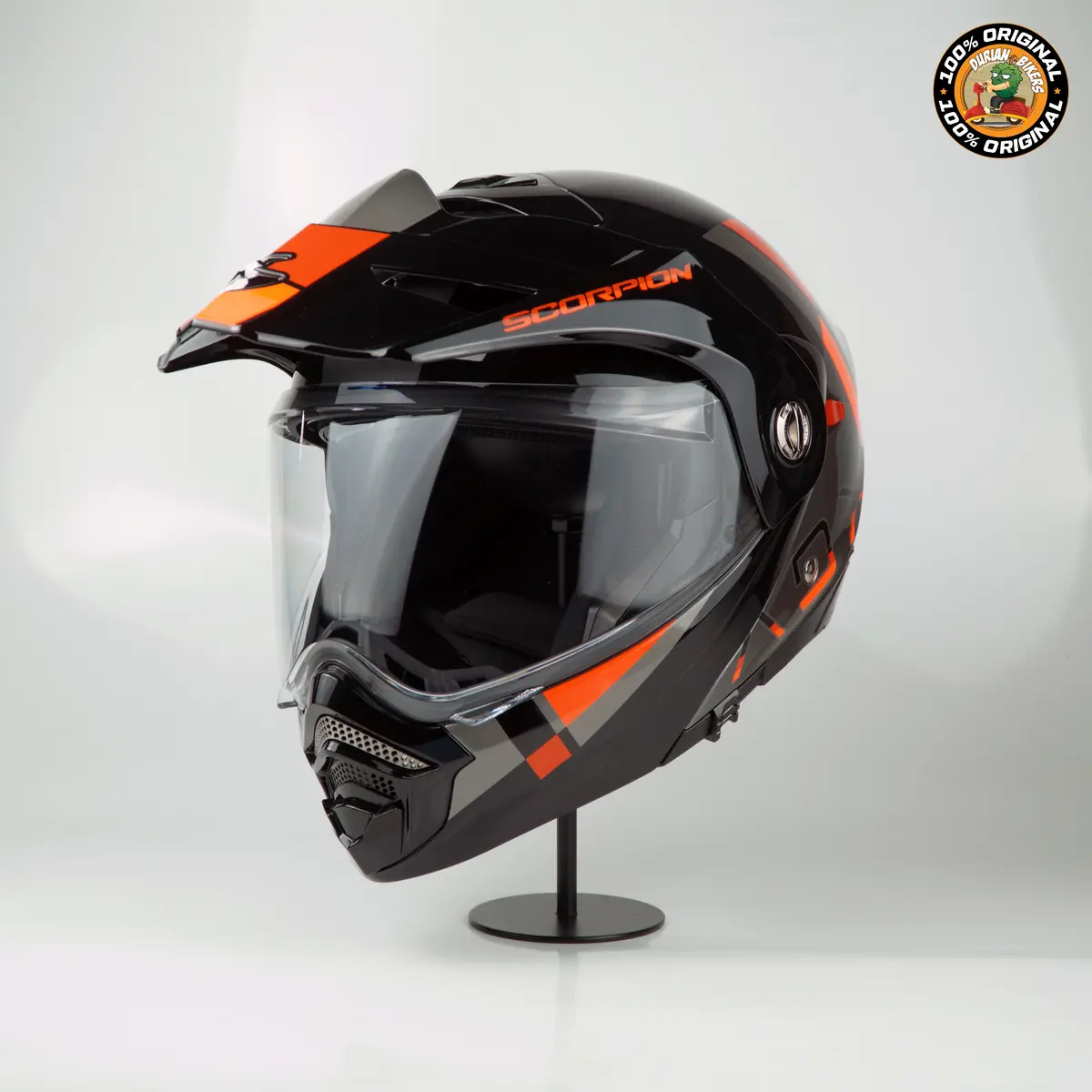 Scorpion Helmet Adx-2 (Galane Silver/Black/Red) 1