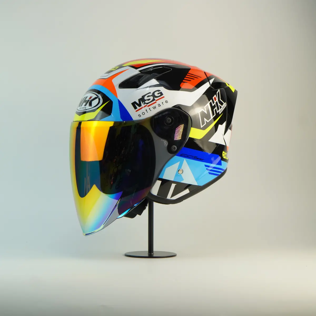 Nhk Helmet S1gp S Bo #9 (White Glossy) 1