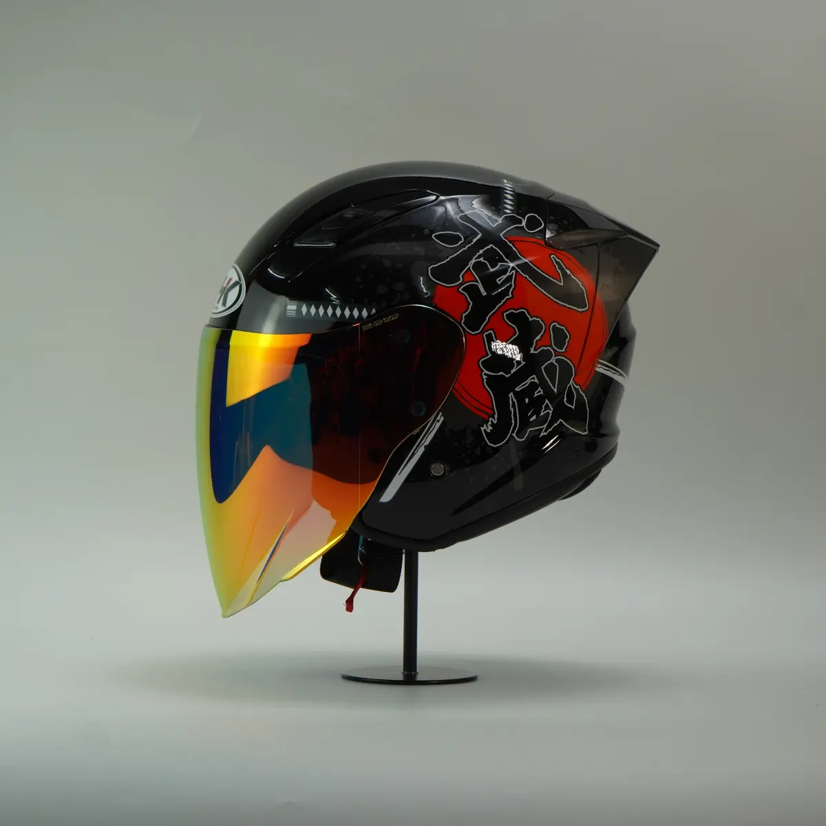 Nhk Helmet S1gp S Bushido Musashi (Black/Red Glossy) 1