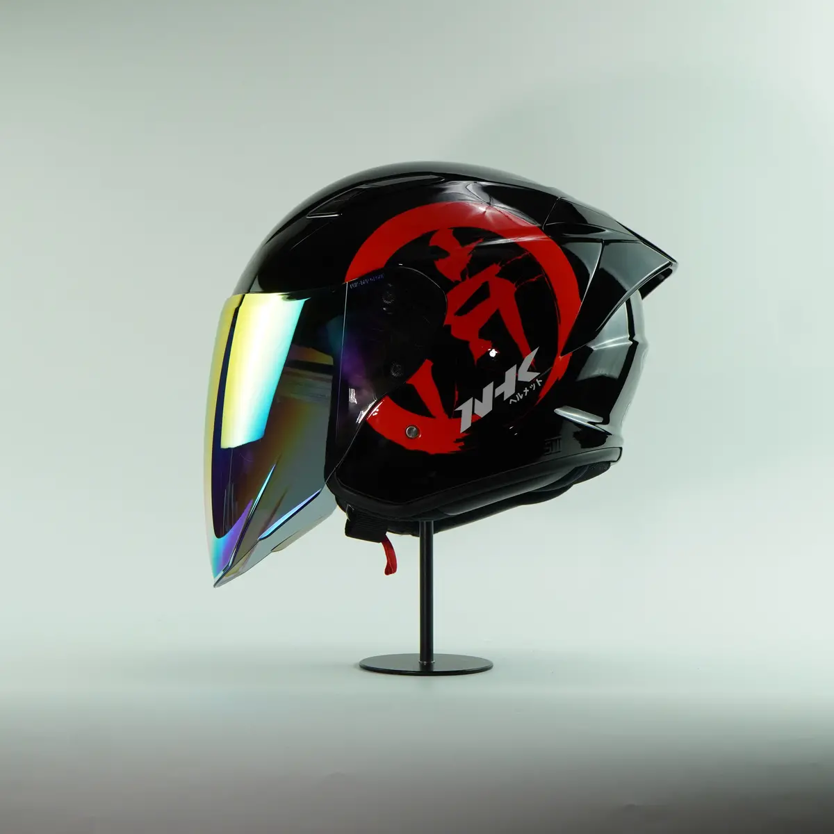 Nhk Helmet S1gp S Kanji #1 (Black/Red Glossy) 1