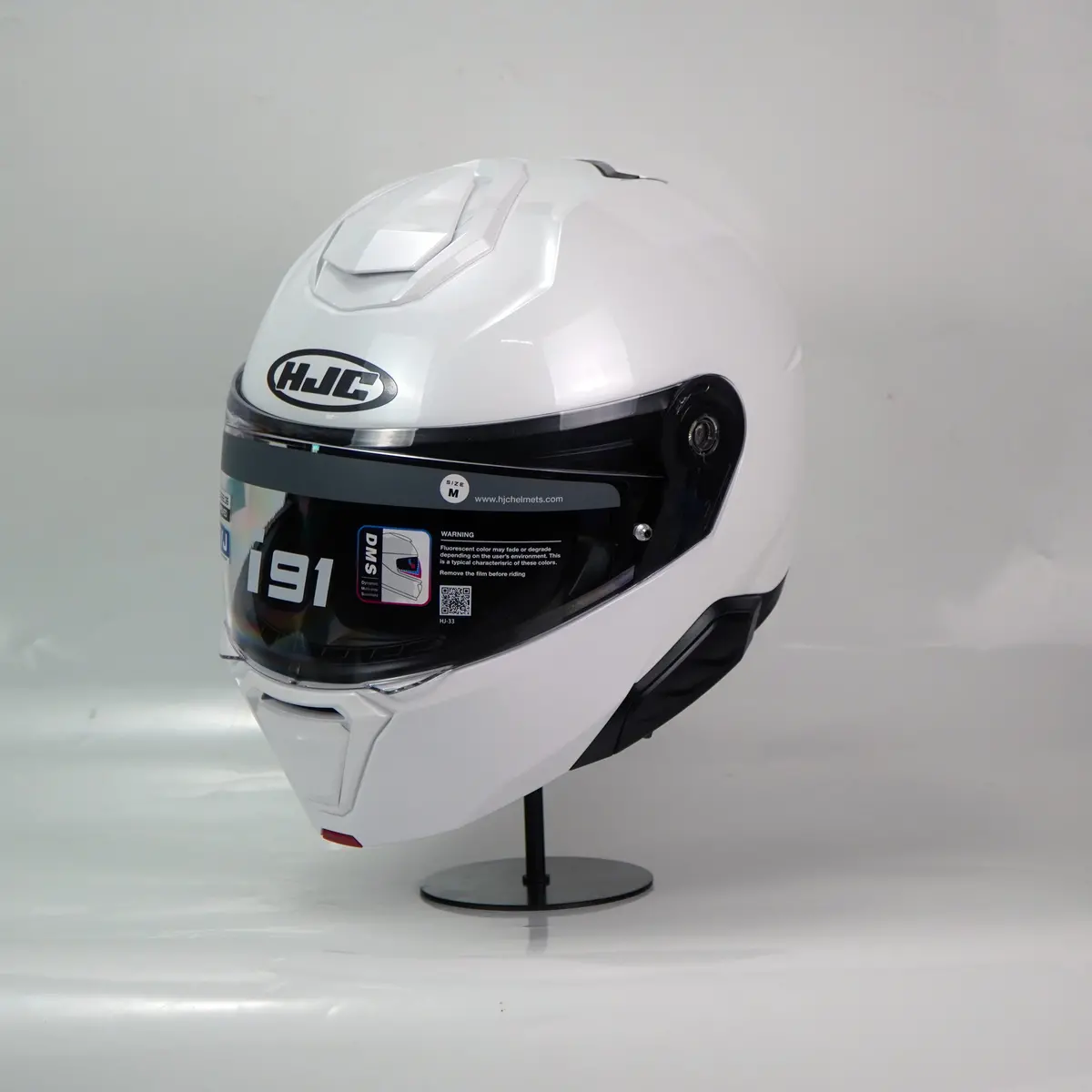 Hjc Helmet I91 Solid (Pearl White) 1