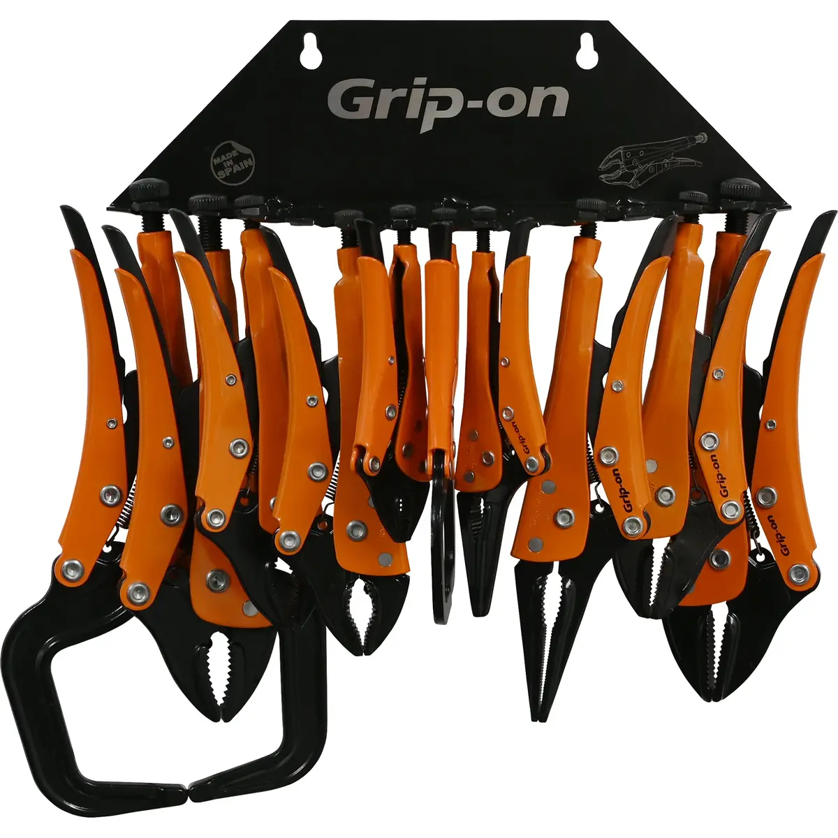 Grip-On® 10 Piece Essential Locking Pliers Set 1
