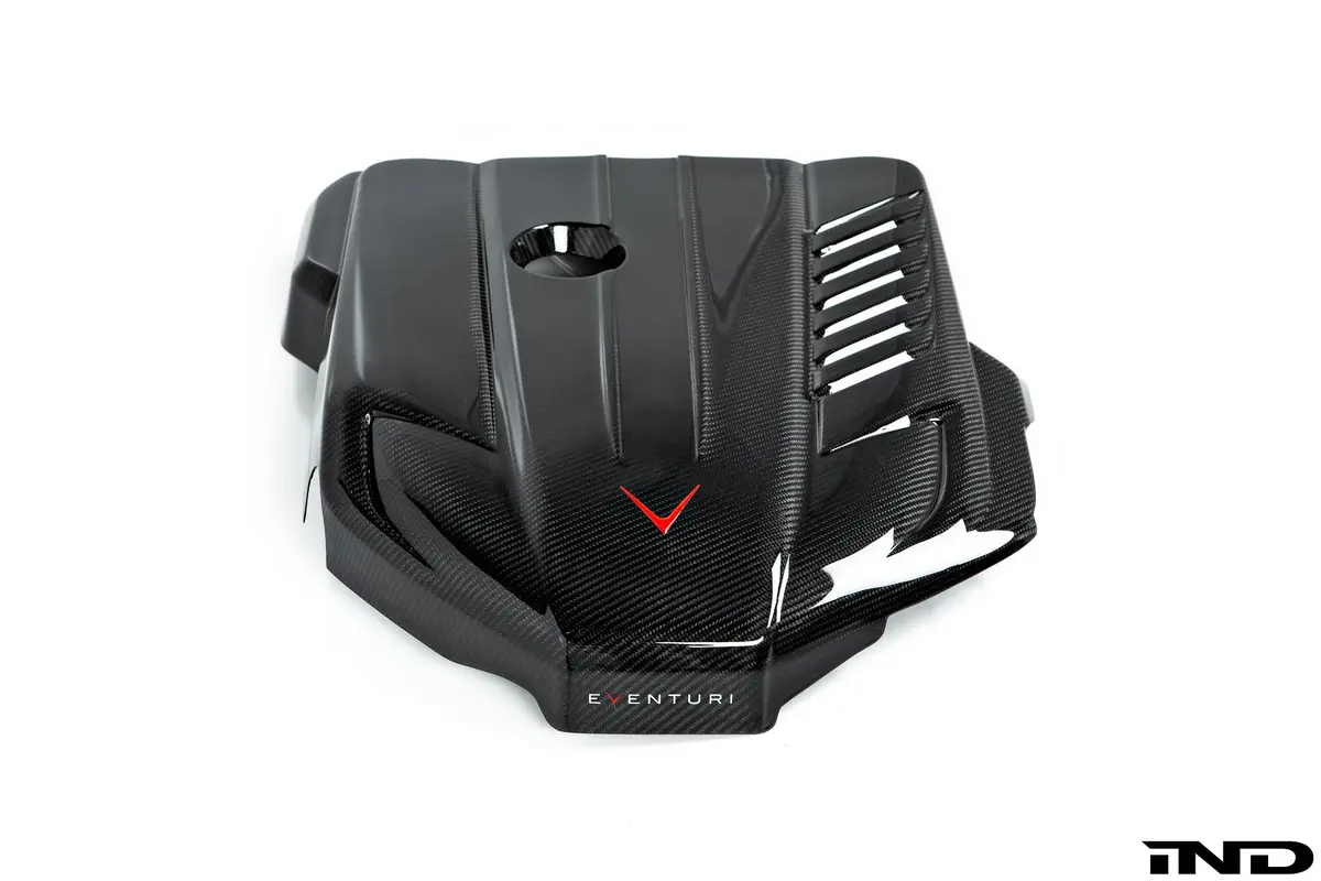 Eventuri Toyota A90 Supra B58 Black Carbon Engine Cover 1