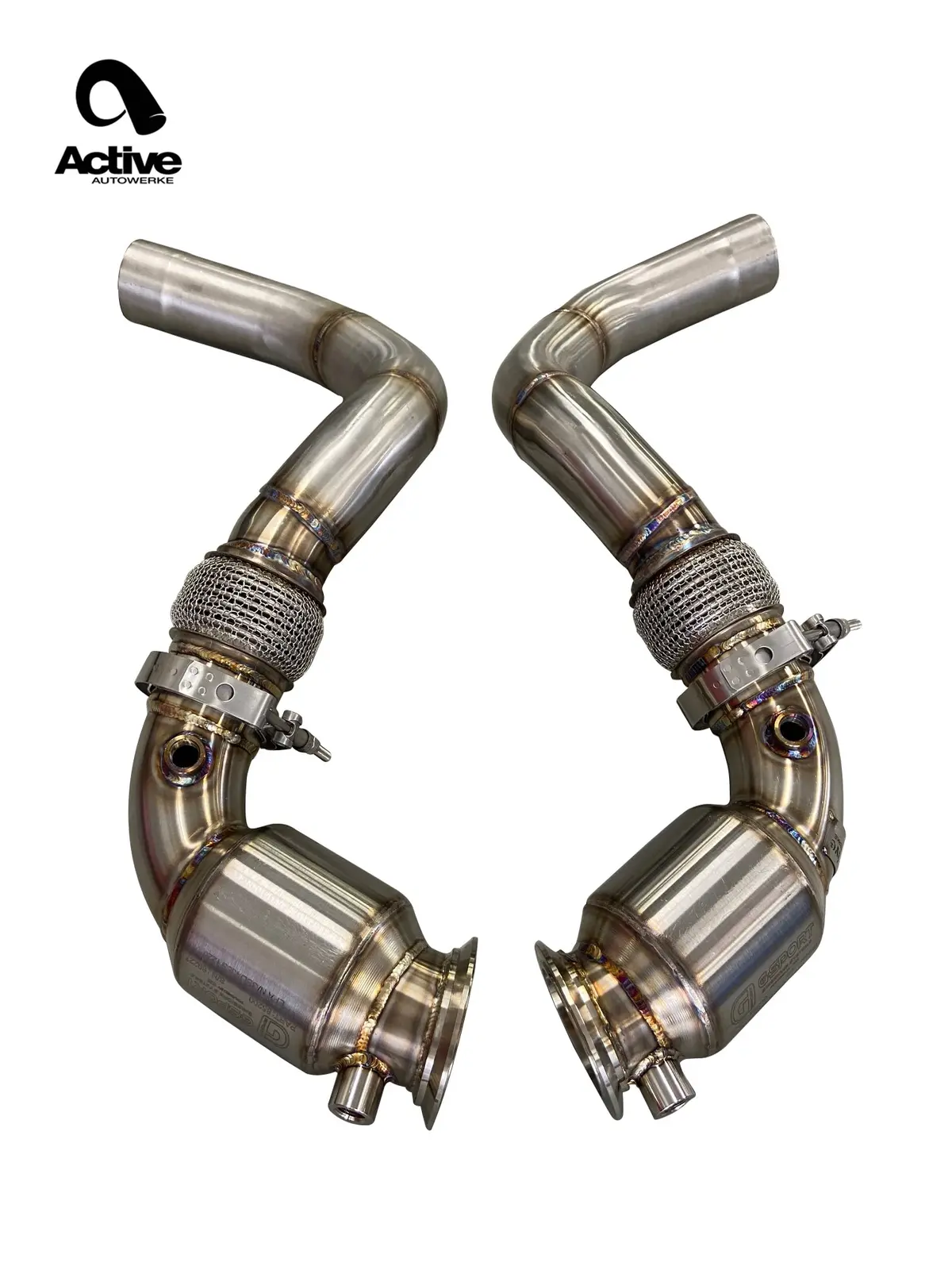 Active Autowerke F90 M5/M8 X5m/X6m Gesi Catted Downpipes 1